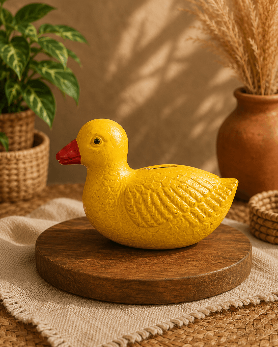 Premium Handmade Terracotta Clay Decor & Utility Products | Eco-Friendly Traditional Pottery | Artisan Handcrafted Home Décor & Gift Items – Duck Yellow