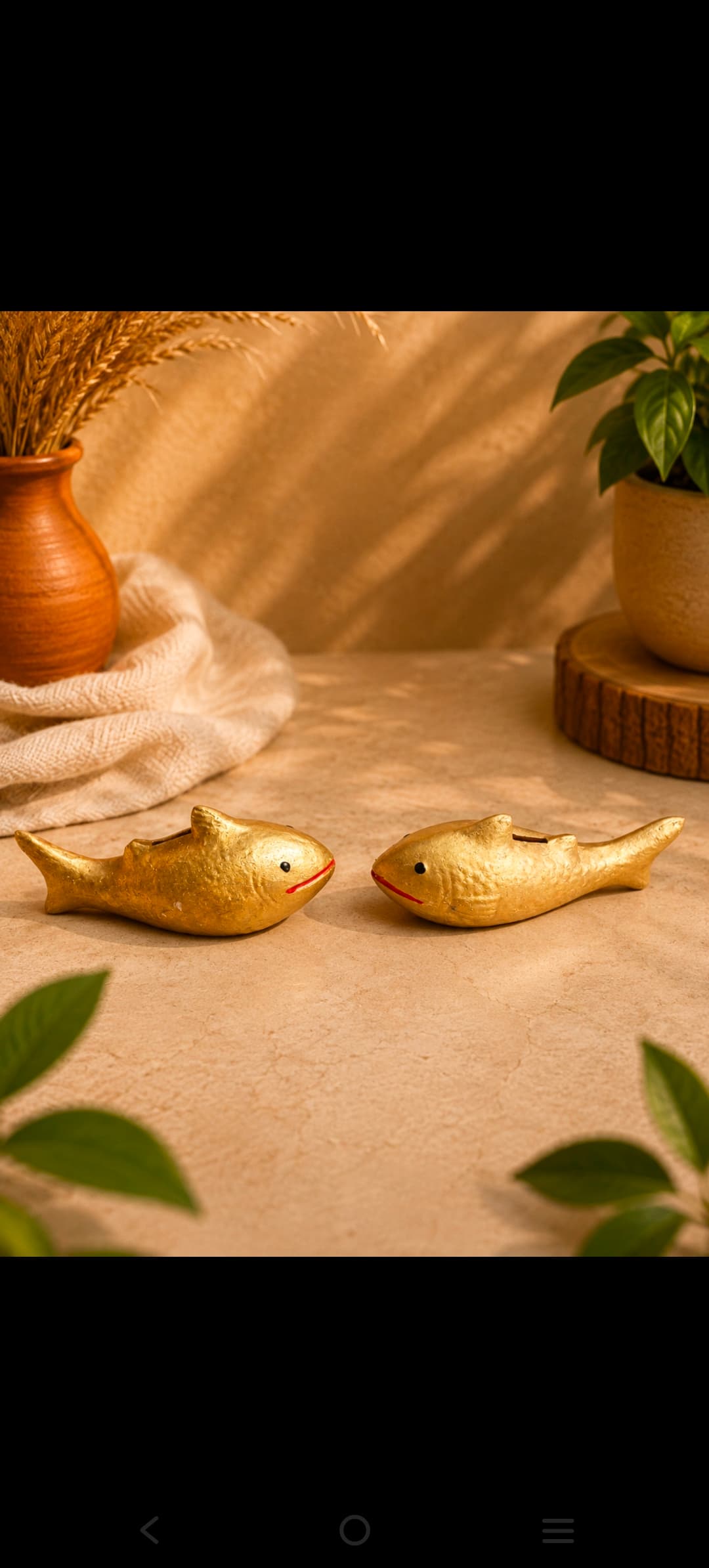 Premium Handmade Terracotta Clay Decor & Utility Products | Eco-Friendly Traditional Pottery | Artisan Handcrafted Home Décor & Gift Items – Gold Fish