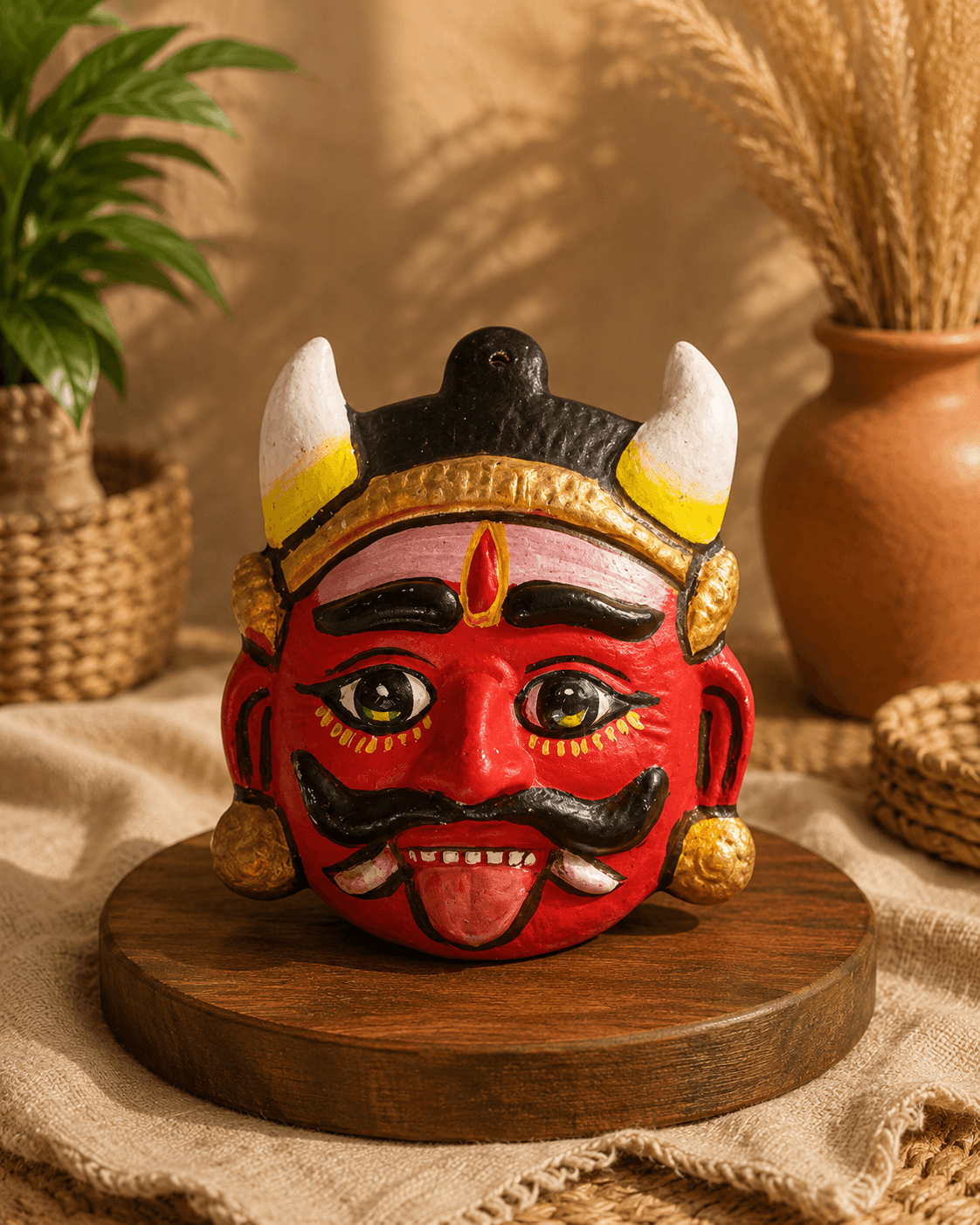 Premium Handmade Terracotta Clay Decor & Utility Products | Eco-Friendly Traditional Pottery | Artisan Handcrafted Home Décor & Gift Items – Thisti Pommai Red