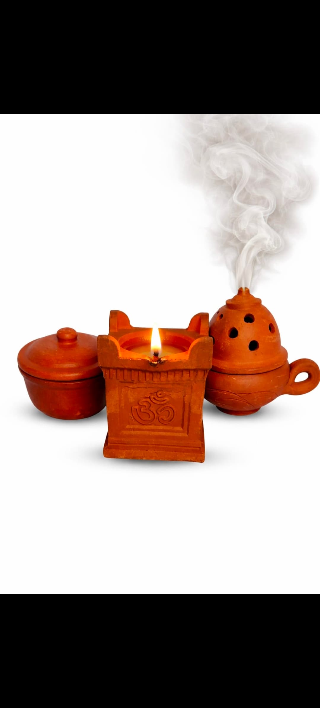 Premium Handmade Terracotta Clay Decor & Utility Products | Eco-Friendly Traditional Pottery | Artisan Handcrafted Home Décor & Gift Items – Vilakku Sambarani Bowl 2