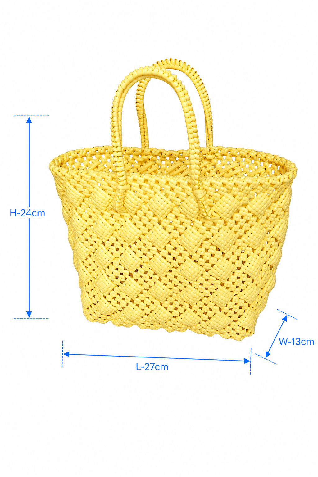 Deluxe Premium Handmade Wire Woven Bags | Traditional Plastic Wire Handbags | Reusable Shopping & Gift Bags | KMC Iyarkai Creation |Sandal biscuit knot 3