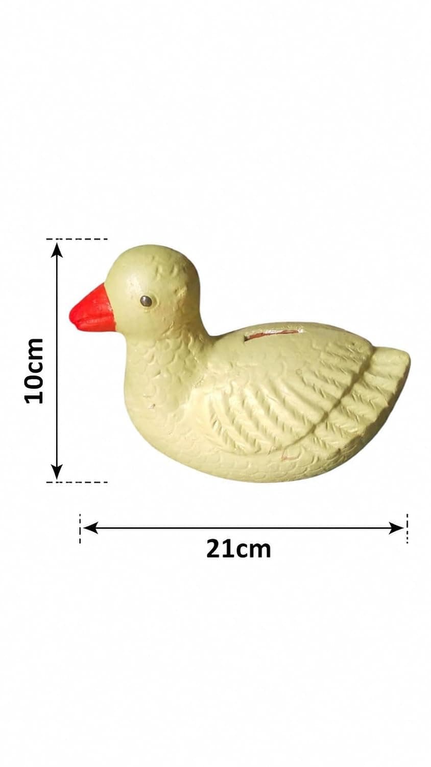 Premium Handmade Terracotta Clay Decor & Utility Products | Eco-Friendly Traditional Pottery | Artisan Handcrafted Home Décor & Gift Items – Duck Light Green Shade 3