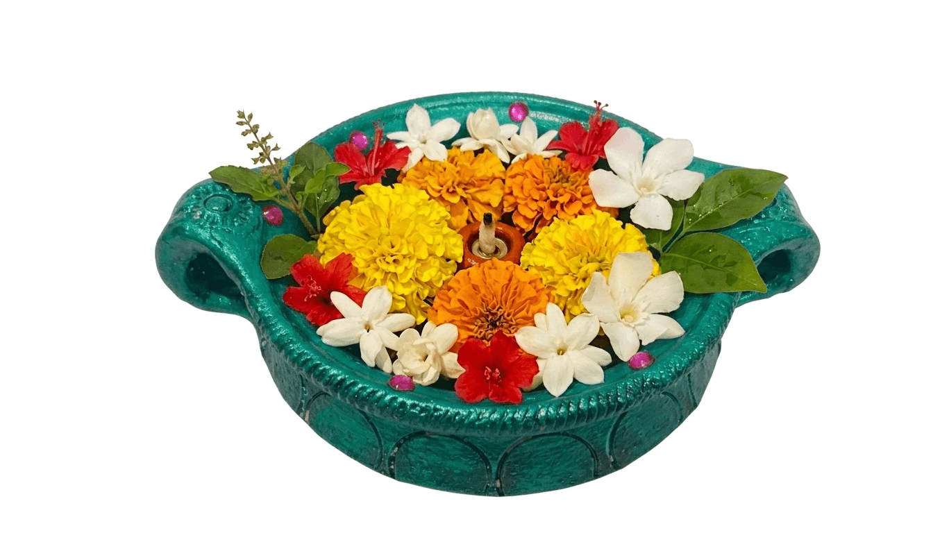 Premium Handmade Terracotta Clay Decor & Utility Products | Eco-Friendly Traditional Pottery | Artisan Handcrafted Home Décor & Gift Items – Green Uruli Bowl 4