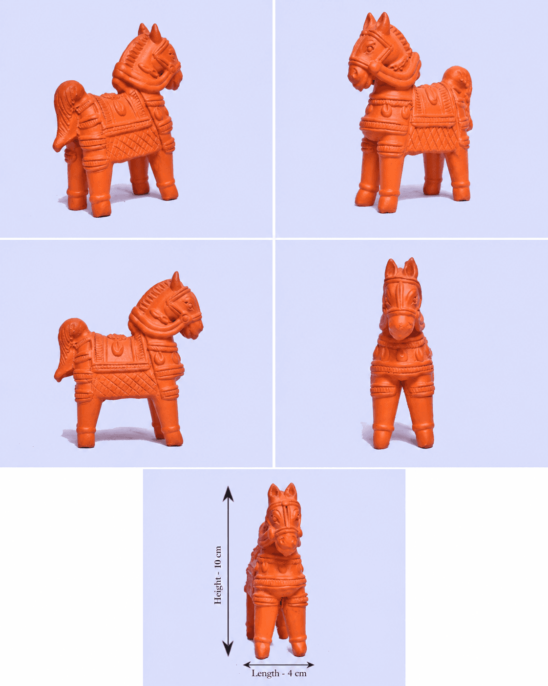 Premium Handmade Terracotta Clay Decor & Utility Products | Eco-Friendly Traditional Pottery | Artisan Handcrafted Home Décor & Gift Items – Horse 3