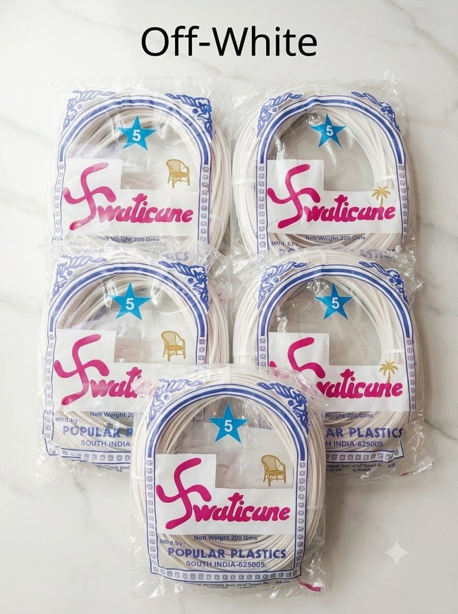 1kg deluxe white colour pack of 5 premium quality handmade