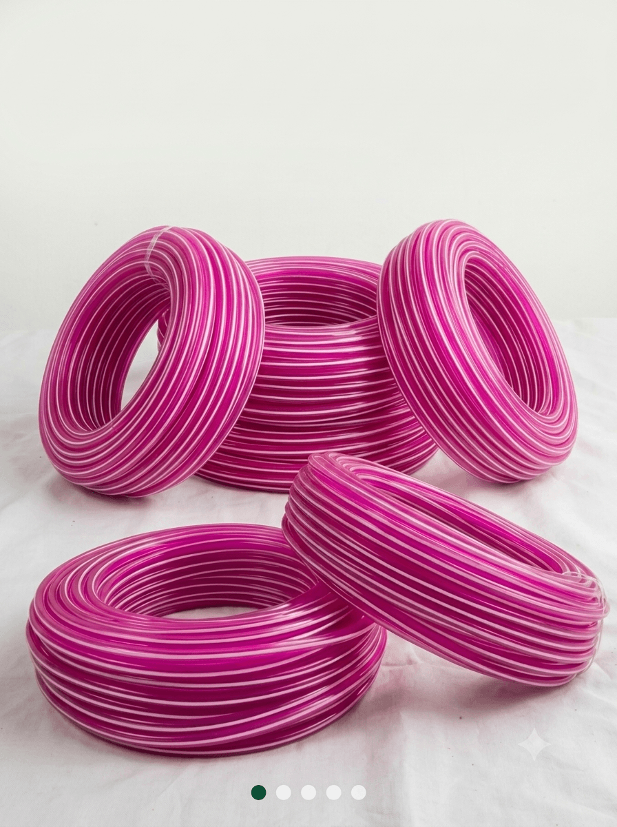 1kg disco Rani pink glass wire pack of 5 primiem quality for making basket