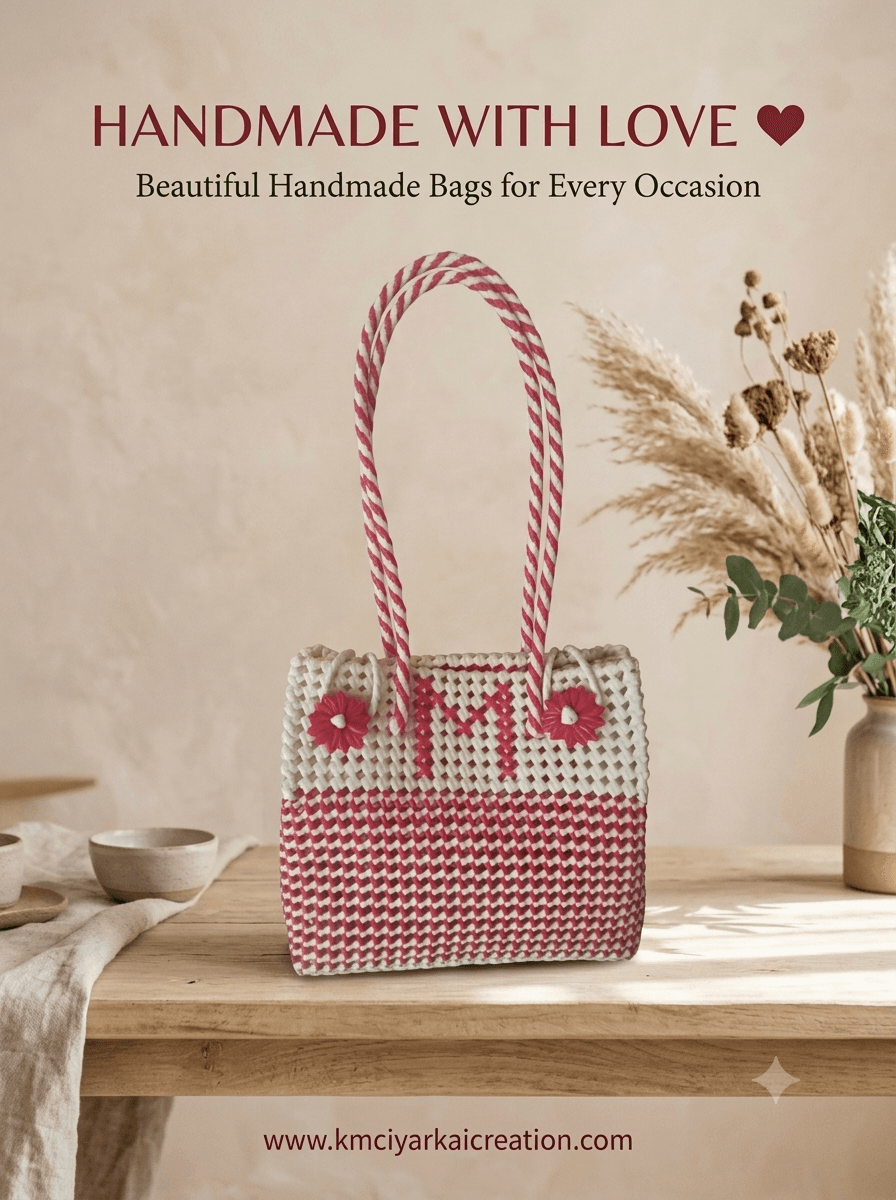 Deluxe red with white initial printed 28 x 23 cm premium quality basket 3