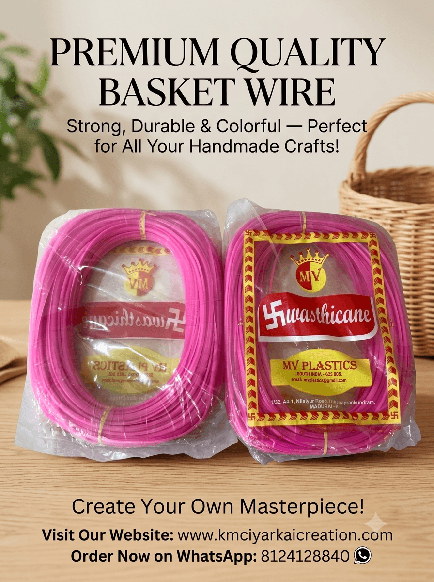 Deluxe wire light pink pack of 2 for making wire basket