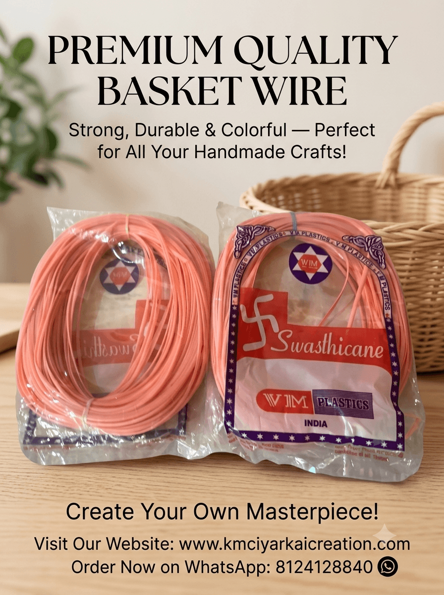 Deluxe peach pack of 2 for making wire basket light orange premium quality wires