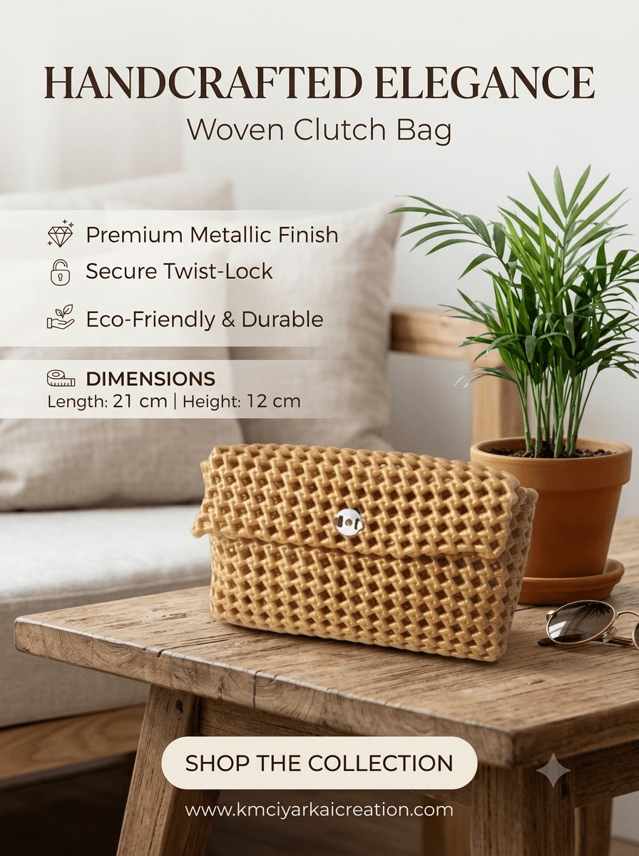 Deluxe golden colour handbag 21xm x 12 cm premium quality 1