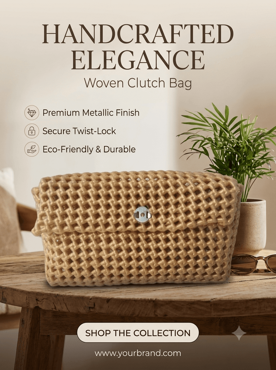 Deluxe golden colour handbag 21xm x 12 cm premium quality 2